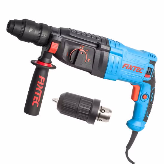 Fixtec Brushless Cordless Rotary Hammer Cordless Hammer Drill Brushless Hammer with SDS Quick Change Chuck