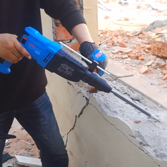 Fixtec Brushless Cordless Rotary Hammer Cordless Hammer Drill Brushless Hammer with SDS Quick Change Chuck