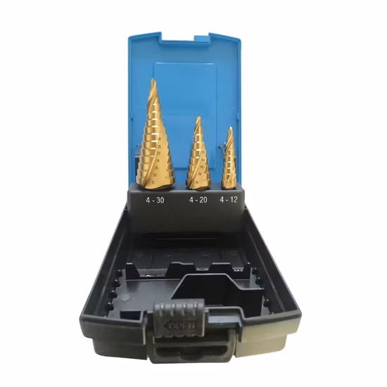 Spiral Flute HSS Step Drill Bits