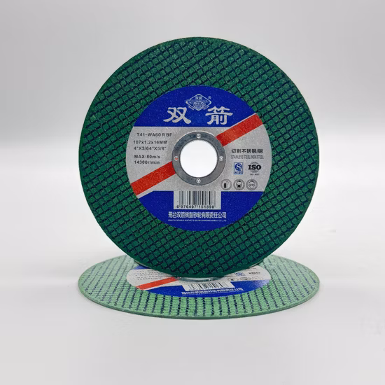 Disque de meulage du fabricant pour acier inoxydable 115X6X22.2 avec certificats MPa et Ce